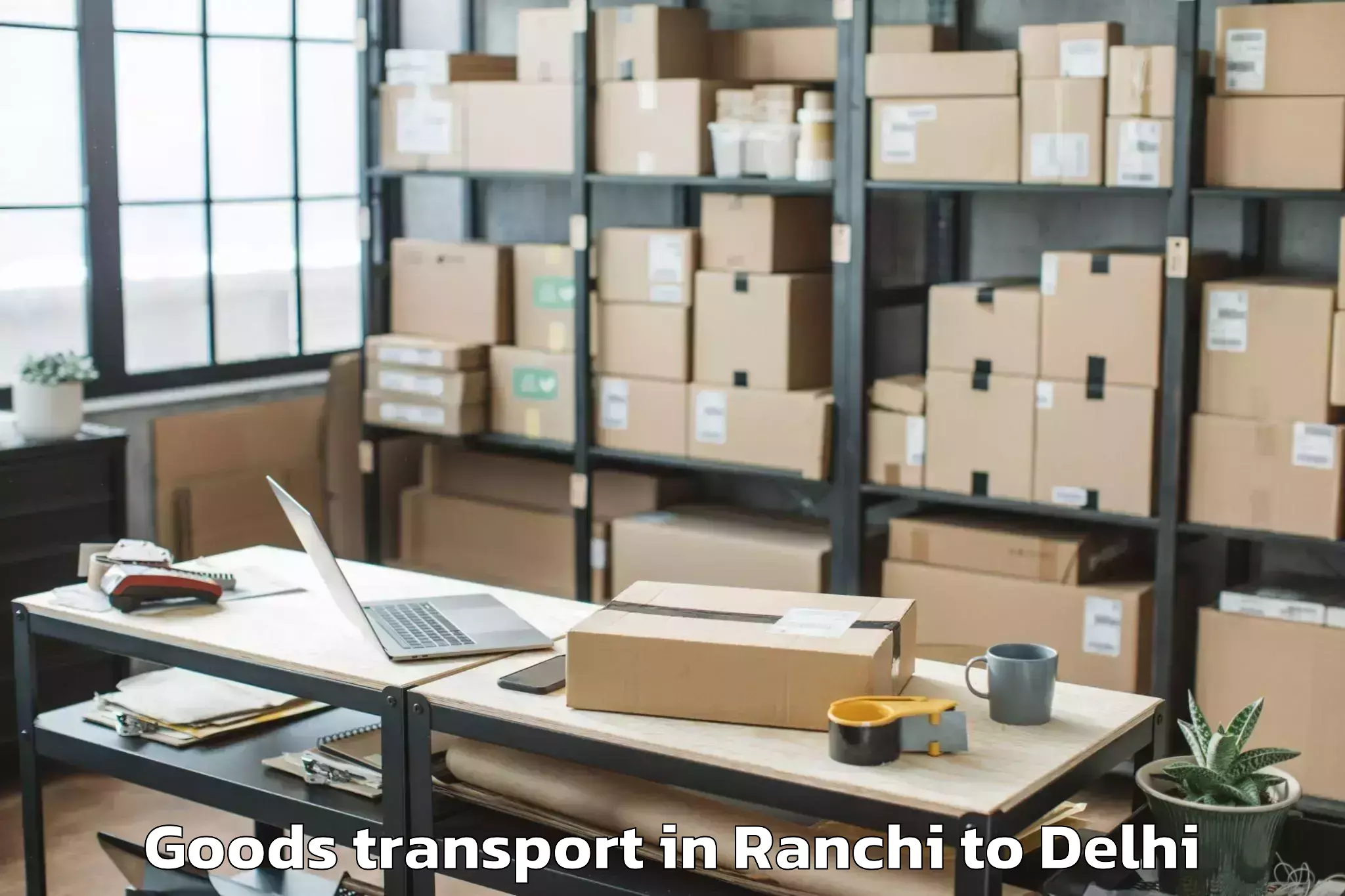 Expert Ranchi to D Mall Rohini Goods Transport